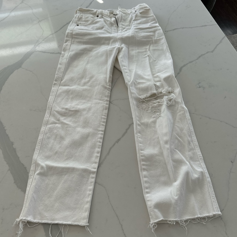 White Reformation Jeans